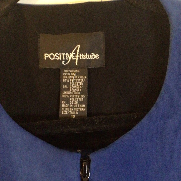 Positive Attitude jacket. Sz 10 - Picture 4 of 6